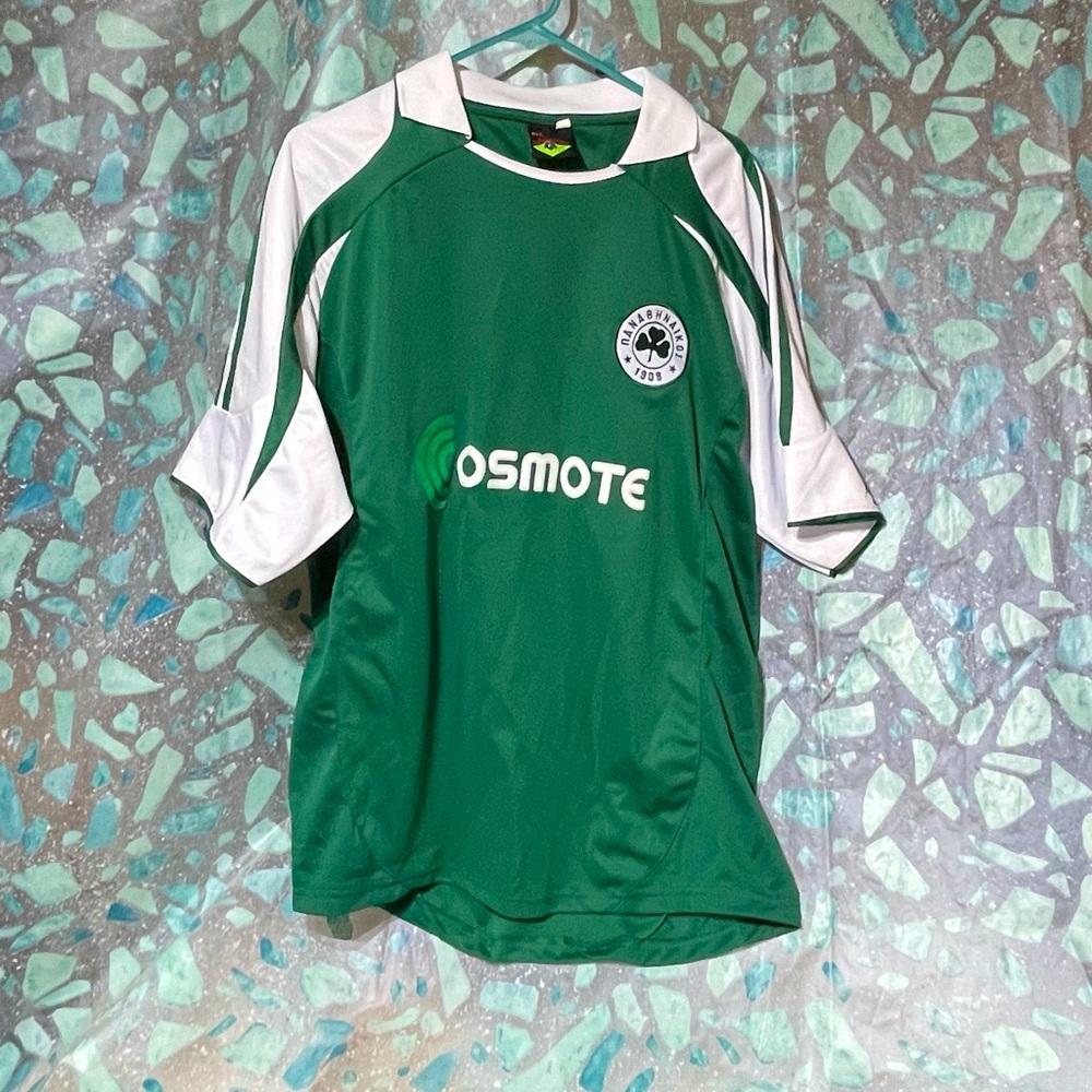 Osmote Gilberto Soccer Jersey #15 Green/White PREOWNED